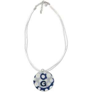  Georgetown Hoyas Capiz Double Shell Cord Necklace Sports 