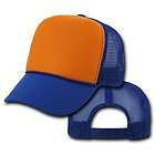 orange mesh baseball hat  
