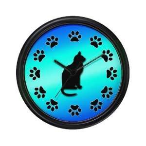  Cat Clock Pets Wall Clock by 