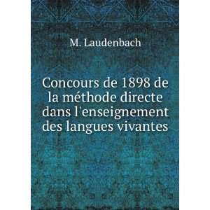   directe dans lenseignement des langues vivantes M. Laudenbach Books