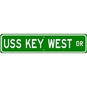  USS KEY WEST SSN 722 Street Sign   Navy