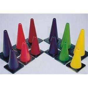 12 Spectrum Poly Cones (Set of 6) 