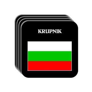  Bulgaria   KRUPNIK Set of 4 Mini Mousepad Coasters 