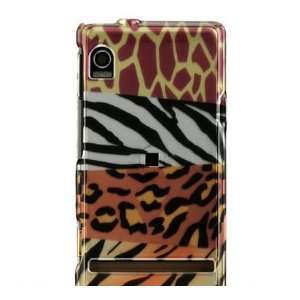 MIXED ANIMAL Hard Plastic Cover Case for Motorola Droid A855 + Screen 