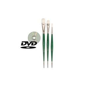 Pro Swipe Bristle Brush Set with DVD Arts, Crafts 