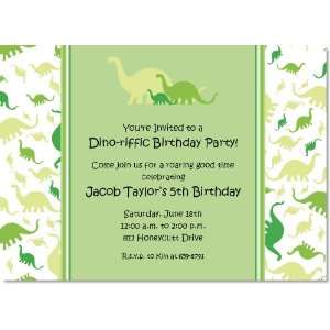  Green Dinosaurs Party Invitations Toys & Games
