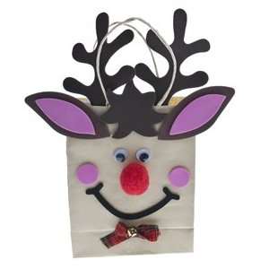  Holiday Reindeer Craft Gift Bags Toys & Games