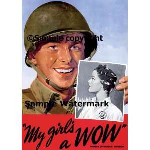  Soldier Army Lady My Girls a Wow American Patriotic War Military 