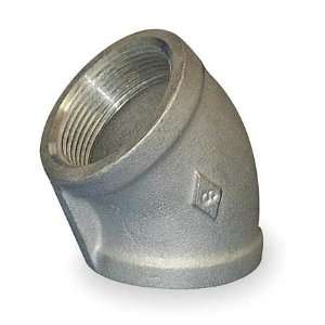 Stainless Steel Threaded Pipe Fittings Class 150 Elbow,45 Deg,1 1/2 In 