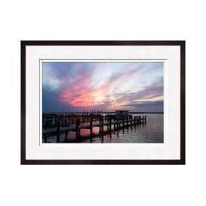 Dockside Sunset 4 Framed Giclee Print