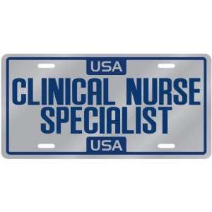  New  Usa Clinical Nurse Specialist  License Plate 
