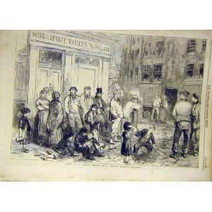 1856 London Street Sunday Morning Children People