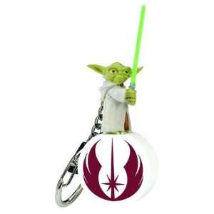    Star Wars Clone Wars Yoda Keychain by Basic Fun Toys & Games