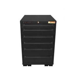 Equipto 30W Modular Cabinet 33 1/2H, 6 Drawers W/Dividers, Keyed 