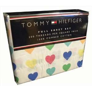  Tommy Hilfiger Sweethearts Valentine Heart Twin Sheet Set 