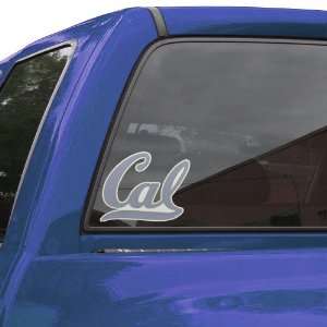  NCAA Cal Bears Large Perforated Window Decal: Sports 