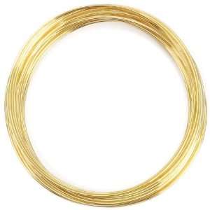  Beadalon Gold Plated Memory Wire Bracelet (.50 Ounces Per 