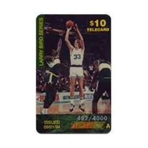   Phone Card $10. Larry Bird Issue A (2nd Card) 