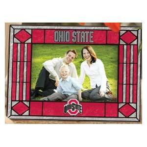  Ohio State Buckeyes Art Glass Horizontal Picture Frame 