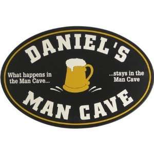  Personalized Man Cave Oval Sign: Home & Kitchen