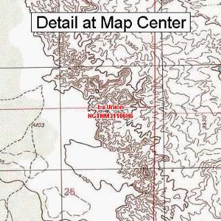 USGS Topographic Quadrangle Map   La Union, New Mexico (Folded 