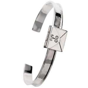 Sterling Silver Love Letters Bangle