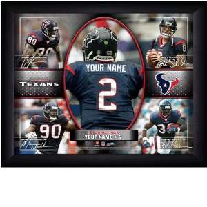  Houston Texans Personalized Action Collage Print: Sports 