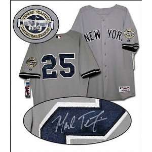  Mark Teixeira Signed Jersey 2009 New York Yankees Road 