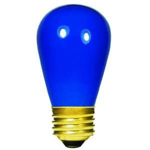  Club Pack of 25 Opaque Blue E26 Base Replacement S14 Light 