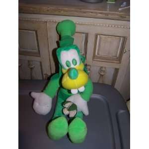  Disney Lime Green Goofy Plush 17 