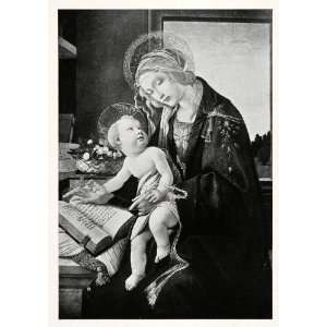  1903 Print Botticelli Religion Art Baby Jesus Christ 
