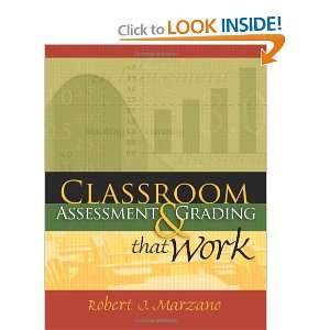   Assessment & Grading That Work [Paperback] Robert J. Marzano Books