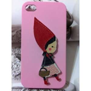   Anime on Pink Plastic Back Iphone 4/4s Case Hard Cover: Cell Phones