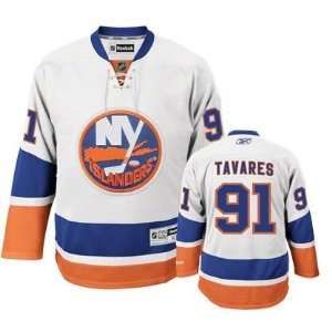   York Islanders Jerseys #91 John Tavares White Hockey Authentic Jersey