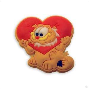  Garfield cat with Heart  style your crocs shoe charm #1654 