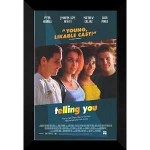  Telling You 27x40 FRAMED Movie Poster   Style A   1998 