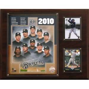  MLB Milwaukee Brewers 2010 Team Plaque