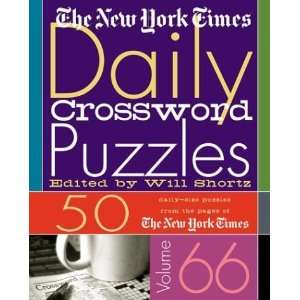  York Times Daily Crossword Puzzles Volume 66: 50 Daily Size Puzzles 