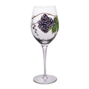 Dionysus Red Zinfandel Crystal Wine Glass: Kitchen 