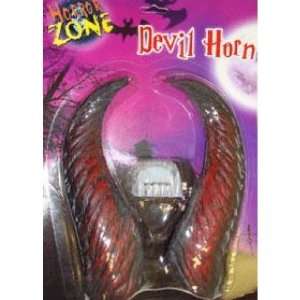   Online New Spiral Devil Horn & Teeth Set Halloween Fancy Dress: Toys