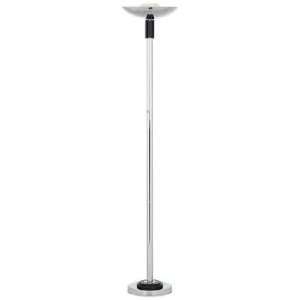   and Black Wood Finish 71 High Torchiere Floor Lamp