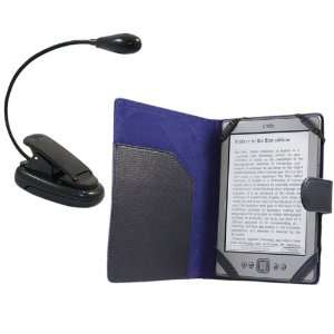 iTALKonline PadWear BLUE Executive BOOK Wallet Case Cover Shield Slot 