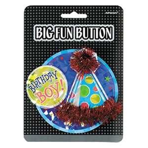  Birthday Boy Big Fun Button Toys & Games