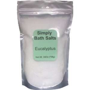   Bath Salts, Eucalyptus Bath Salts, with Organic Oils and Dead Sea Salt