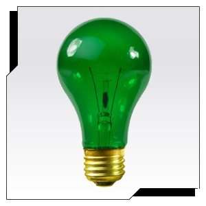   /TG A19 Transparent Green Colored Party Light Bulb: Home Improvement