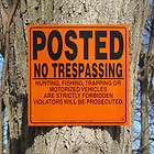 Lot of 25 POSTED No Trespassing Hunting Signs