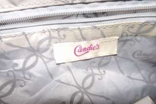 Candies Silver Metallic Handbag Tote Hobo Baguette  