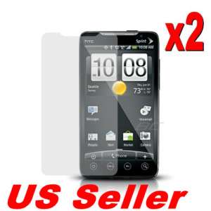 Clear LCD SCREEN PROTECTOR For EVO 4G Sprint From USA Seller 