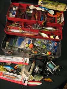 Vintage Union Box 55+ Lures, Tackle & Reels Mitchell Shakespeare Rebel 