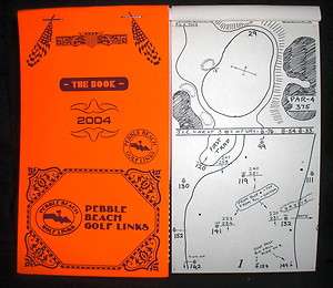   AT&T Pro Am @ Pebble Beach Golf Links Yardage Book The Book  